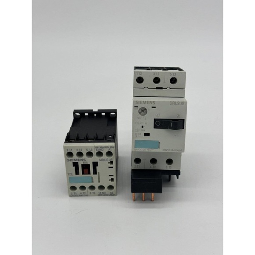 Siemens 3rv1011-1ka10 and Siemens 3rt1016-1ak61‎ Bundle Circuit Breakers